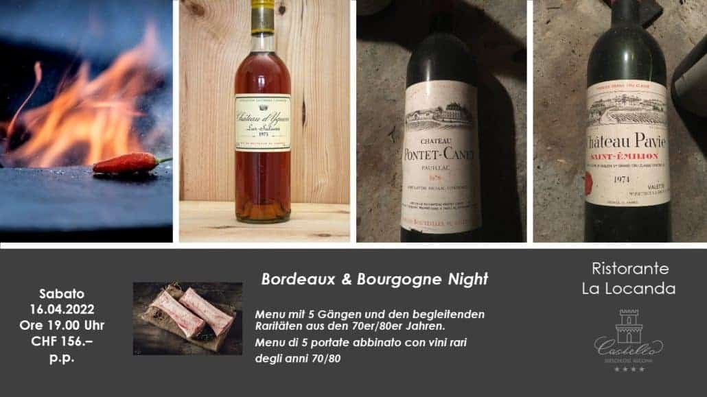 Bordeaux & Burgunder Night